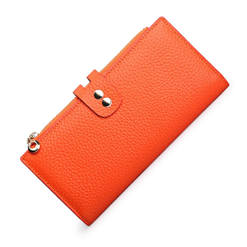 LMS 2017 Litchi Pattern Long Leather Womens Wallets And Purses Fashion Zipper & Hasp Clutches Women Bag Phone Card Holder Wallet (29)
