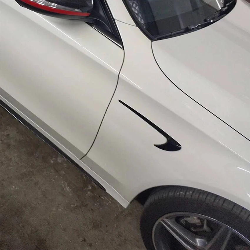  Car Fender Emblem Stickers Badge for Mercedes Benz C E S CLS Class W205 W213 W222 C257 C43 C63 E43 