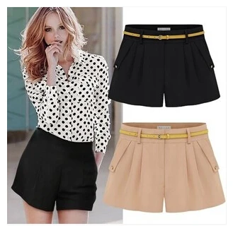 2015 New Arrival Women Summer Casual Loose Plus Size Shorts Korean Style Hot Button Fashion D0338 | Женская одежда