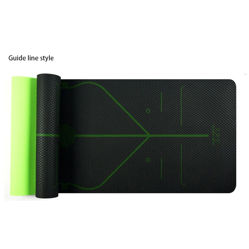 TPE Yoga Mat Multi Use Activity NonSlip Yoga Mat for Pilates Fitness Hot Yoga Eco-friendly Non Slip Exercise Mats 183cm*61cm*6mm TPE Yoga Mat Multi Use Activity NonSlip Yoga Mat for Pilates Fitness Hot Yoga Eco-friendly Non Slip Exercise Mats 183cm*61cm*6mm