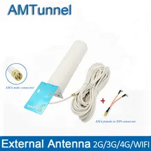 4G антенна 4G LTE Антенна 3g антенна 10 м TS9/CRC9/SMA Антенна для huawei 3g 4G маршрутизатор модем
