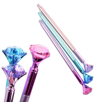 

1Pcs Ballpoint Pen Big Gem Metal Ball Pen with Large Diamond Magical Pen School Office Supplies Students Awards Gifts Writing