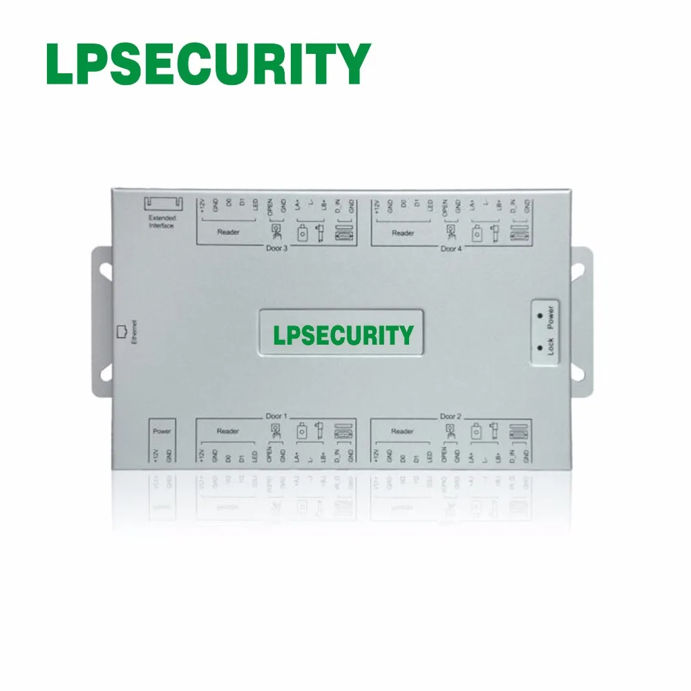 

LPSECURITY IC104 Professional Access Control Door Board Panel Controller Office TCP IP Network for 4doors Entry