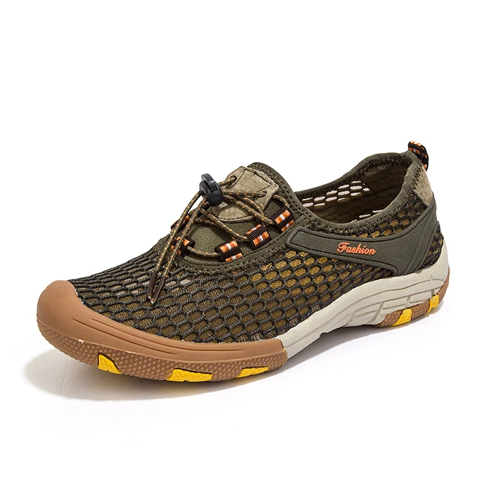 

Summer Shoes Men Beach Sandals Hollow Men Shoes Mesh Lighted Casual Shoes Outdoor Fashion Men Flats Driving Shoes Slip