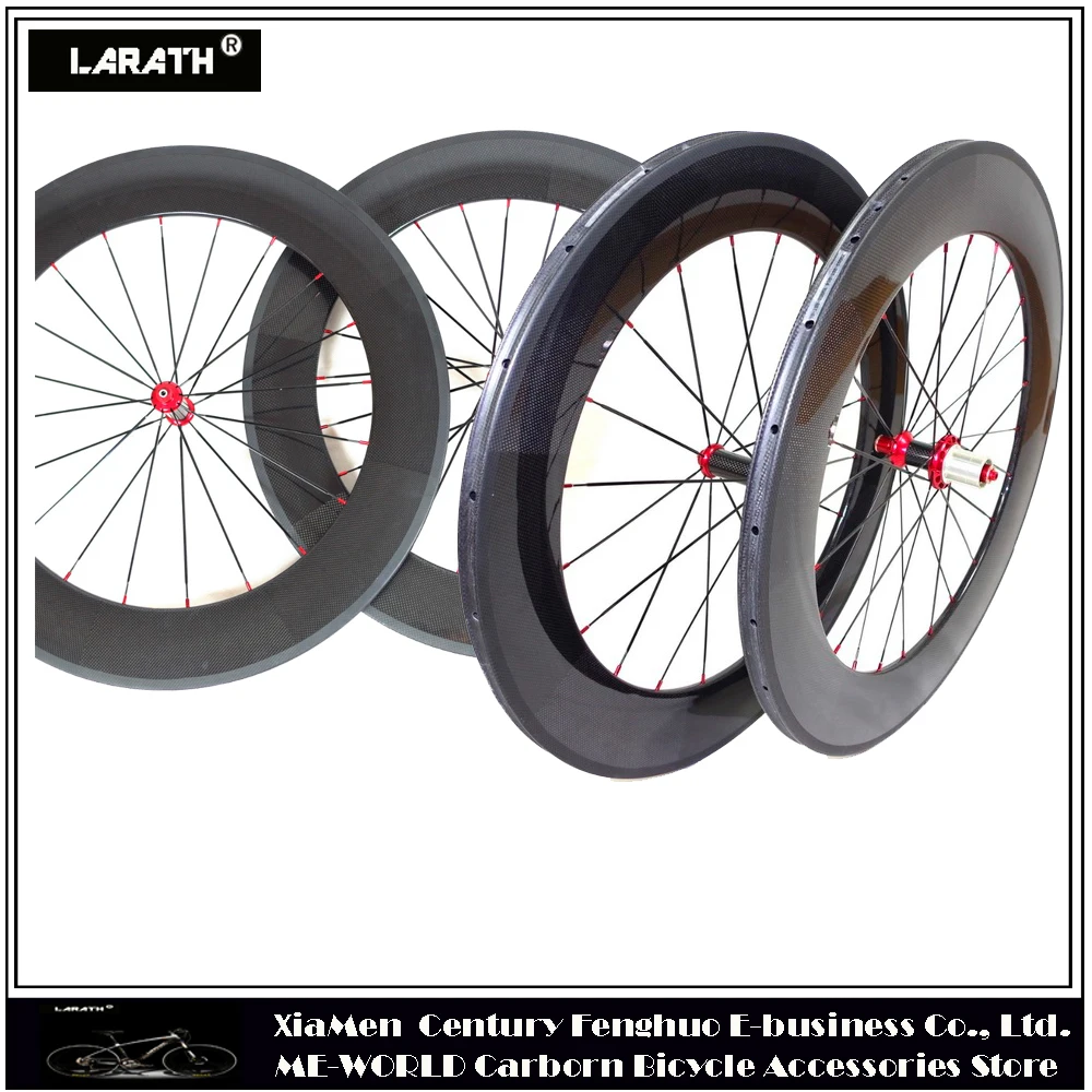 Sale carbon wheelset 88mm, 700C clincher tubular, carbon road bike wheels, basalt or carbon fibre braking wheels matte or glossy 2