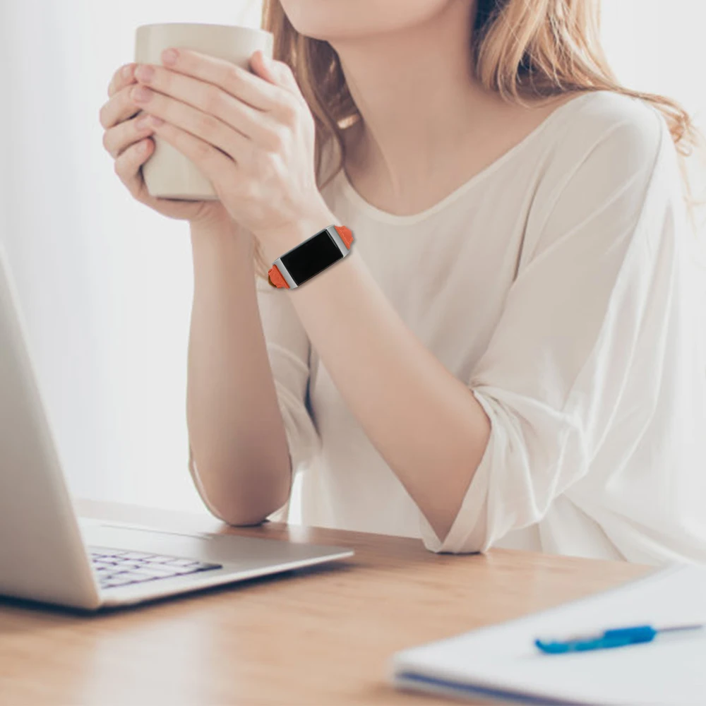 Joyozy для Fitbit Charge 3 Кожаный браслет ремешок для Fitbit Charge 3 фитнес-трекер Смарт-часы сменный ремешок