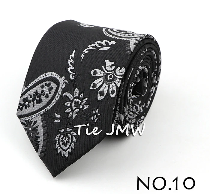 Дизайнерские роскошные галстуки с узором пейсли, классические галстуки из полиэстера 8 см, Классические деловые повседневные Галстуки