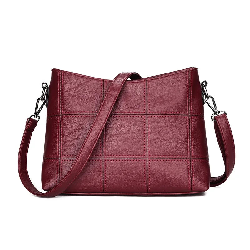 

Handbags Women Messenger-Bags High-Quality Brand PU Hobos for Angelkiss Washed