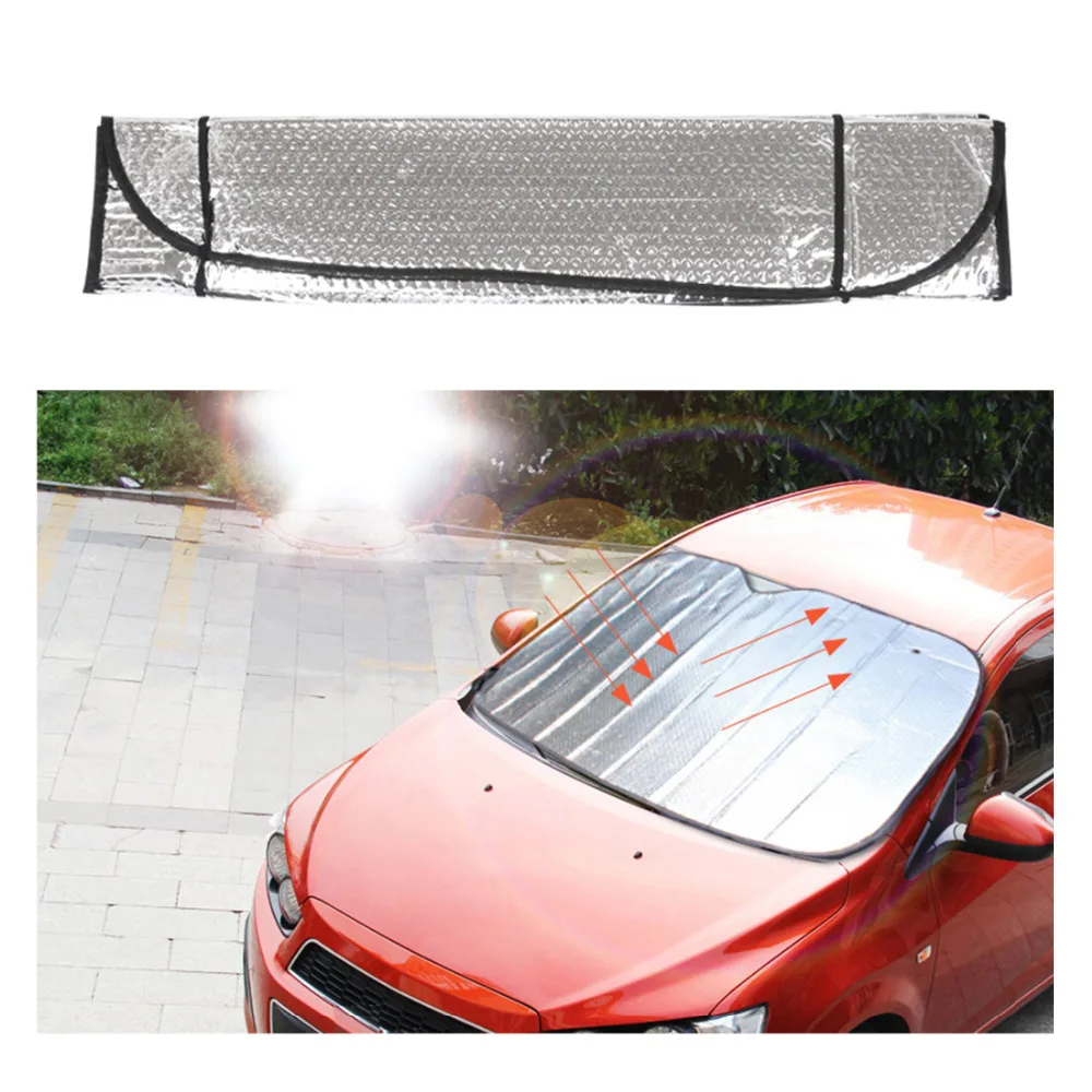 

2018 New Arrival Casual Foldable Universal Car Windshield Visor Cover Front Rear Block Window Sun Shade Dewtreetali