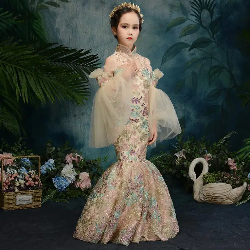 mermaid prom dresses for kids