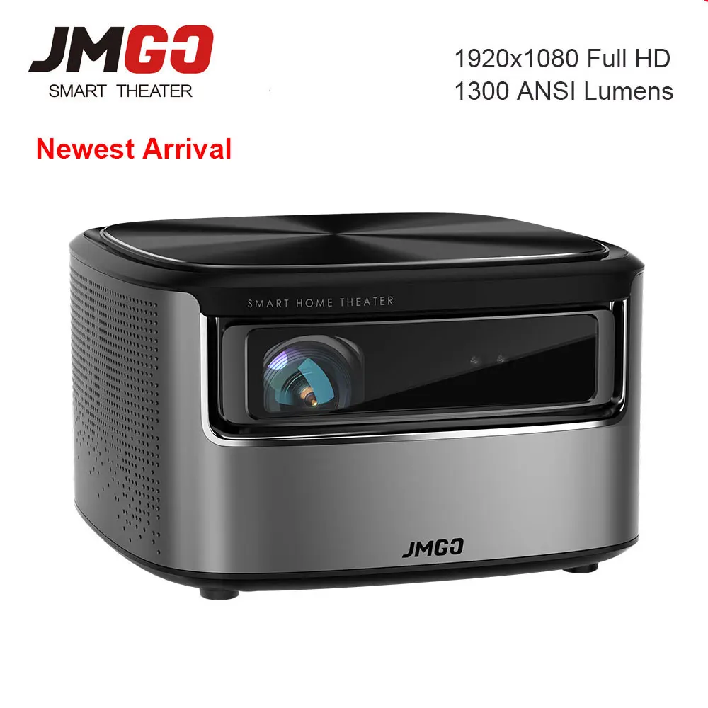 JMGO N7 Mini Projector 4K Projetor Full HD 1300 ANSI Lumens, 1920*1080P Home Theater WIFI Bluetooth HDMI USB Smart Beamer