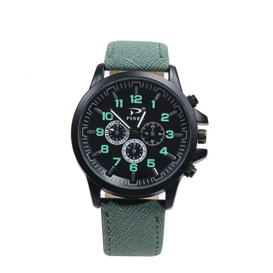 

Fashion Wrist Watches For Lovers Leather Men's Women's Personality Circular Dial Grind Watch Band Quartz Lovers Watch Gifts 50p