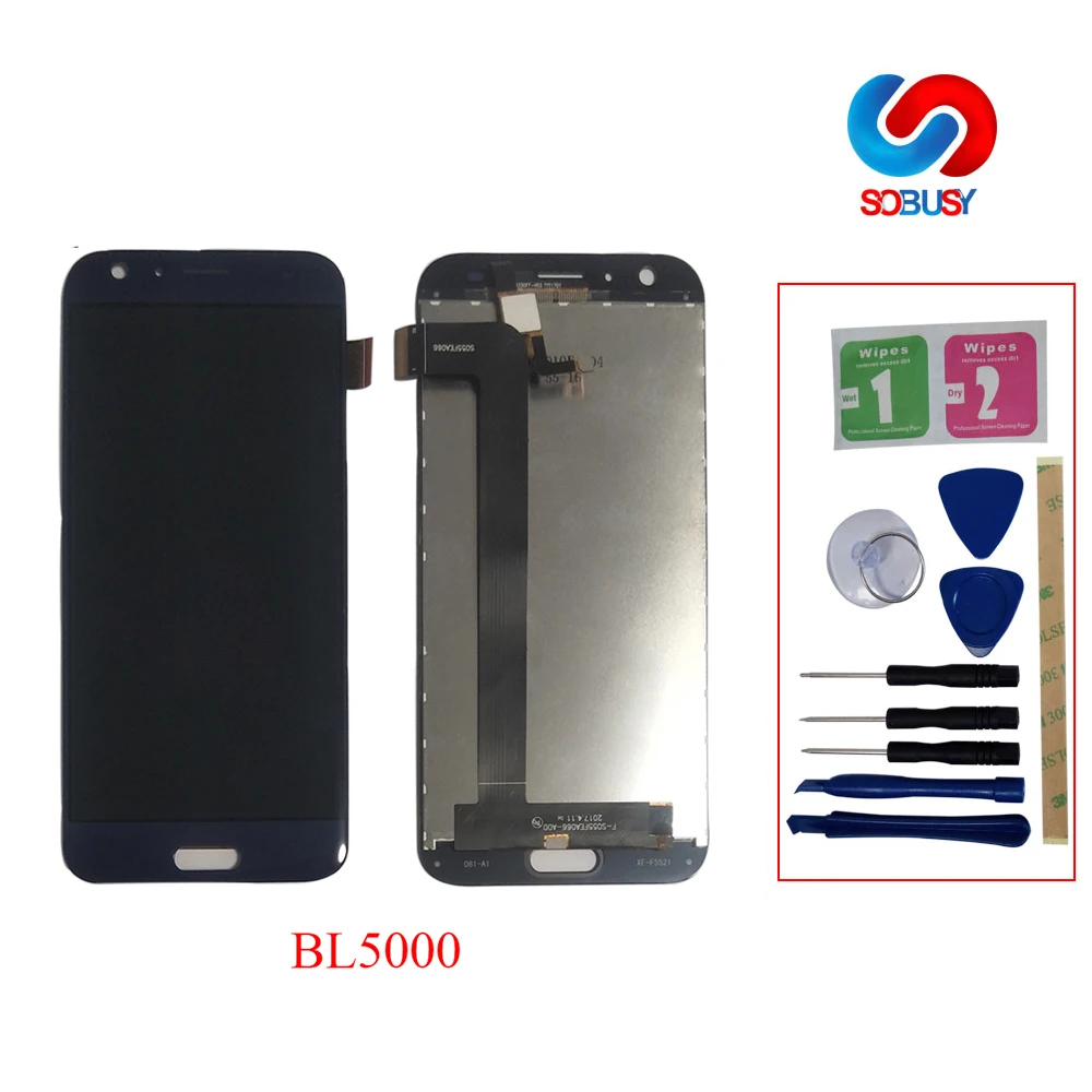 100% Оригинальный протестированный Tela Для DOOGEE BL5000 ЖК дисплей сенсорный экран
