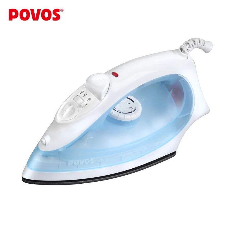 POVOS Senior Household Ceramic Base Plate Steam Iron Electric Irons