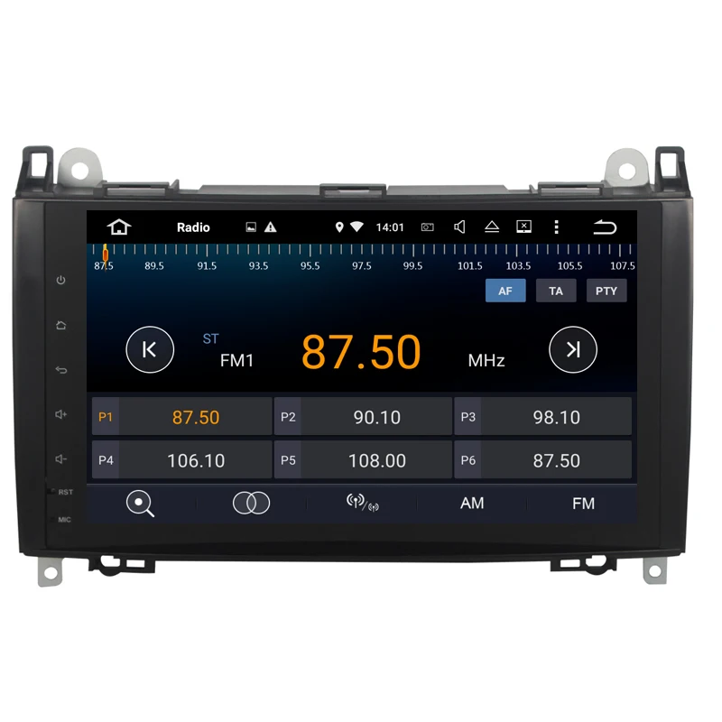 Android 8 1 2 Din 9 дюймовый автомобильный DVD GPS Видео плеер для Mercedes/Benz/спринтер/Viano/Vito/B
