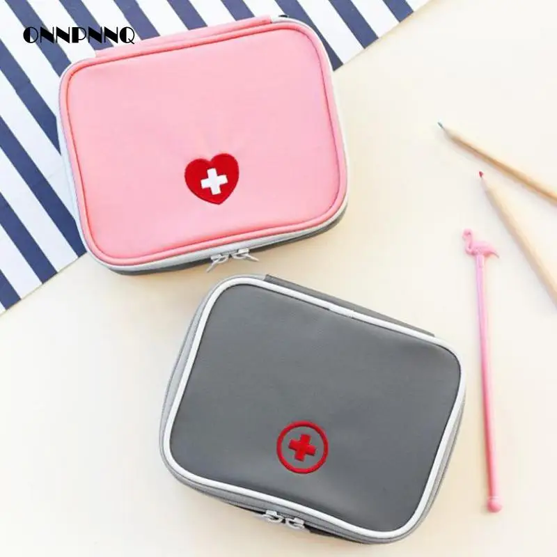 

1pcs Creative Travel New Love First-aid Kit Storage Bag Style Travel Organizer Storage Box Makeup Organizer Cosmetic Bag