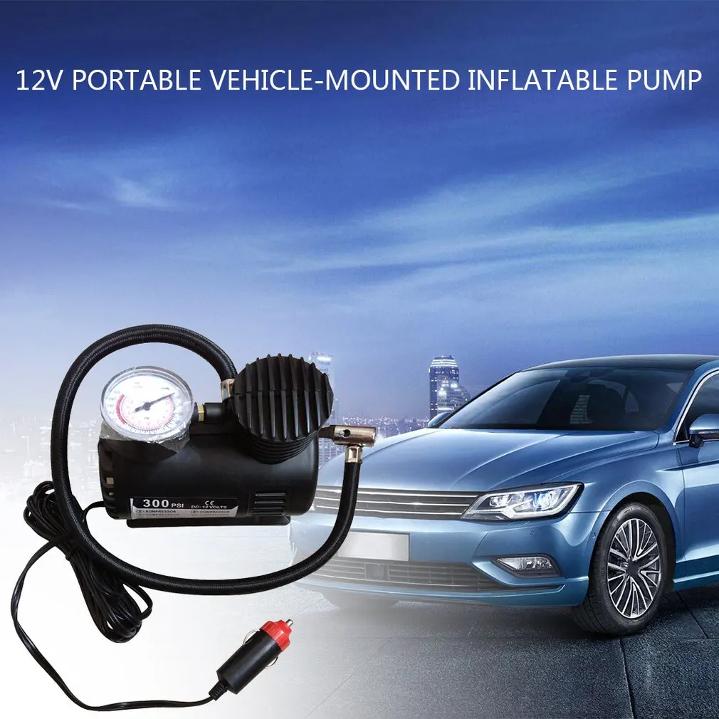 12V 300PSI автомобильный портативный мини Электрический воздушный компрессор