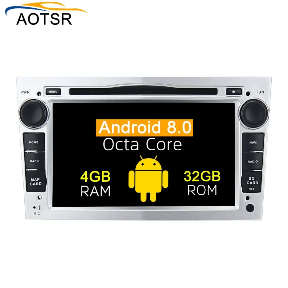 Sale Android 8.0 car dvd Radio player For Opel Corsa C 2004-2006 /Astra H gps navigation car multimedia stereo head unit with 8 core 0