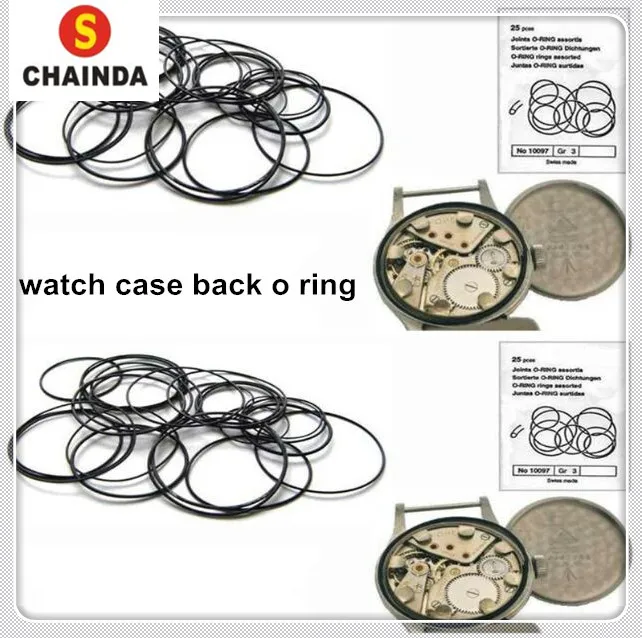 Free Shipping 144pcs Watch Case Back Gaskets Rubber O Ring Oring Watchmaker Repair Partsin