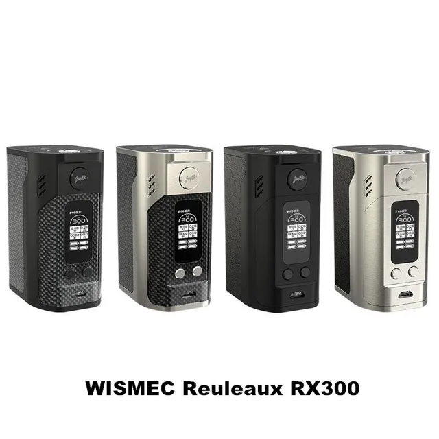 Оригинал WISMEC Reuleaux RX300 ТС Мод 300 Вт rx300 Окно Мод powered by 4 18650 батареи Электронной Сигареты Жидкостью Vape Mod VS RX200/RX200S RX2/3