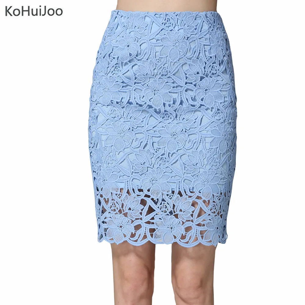 KoHuiJoo 2019 Summer Lace Skirts Women 