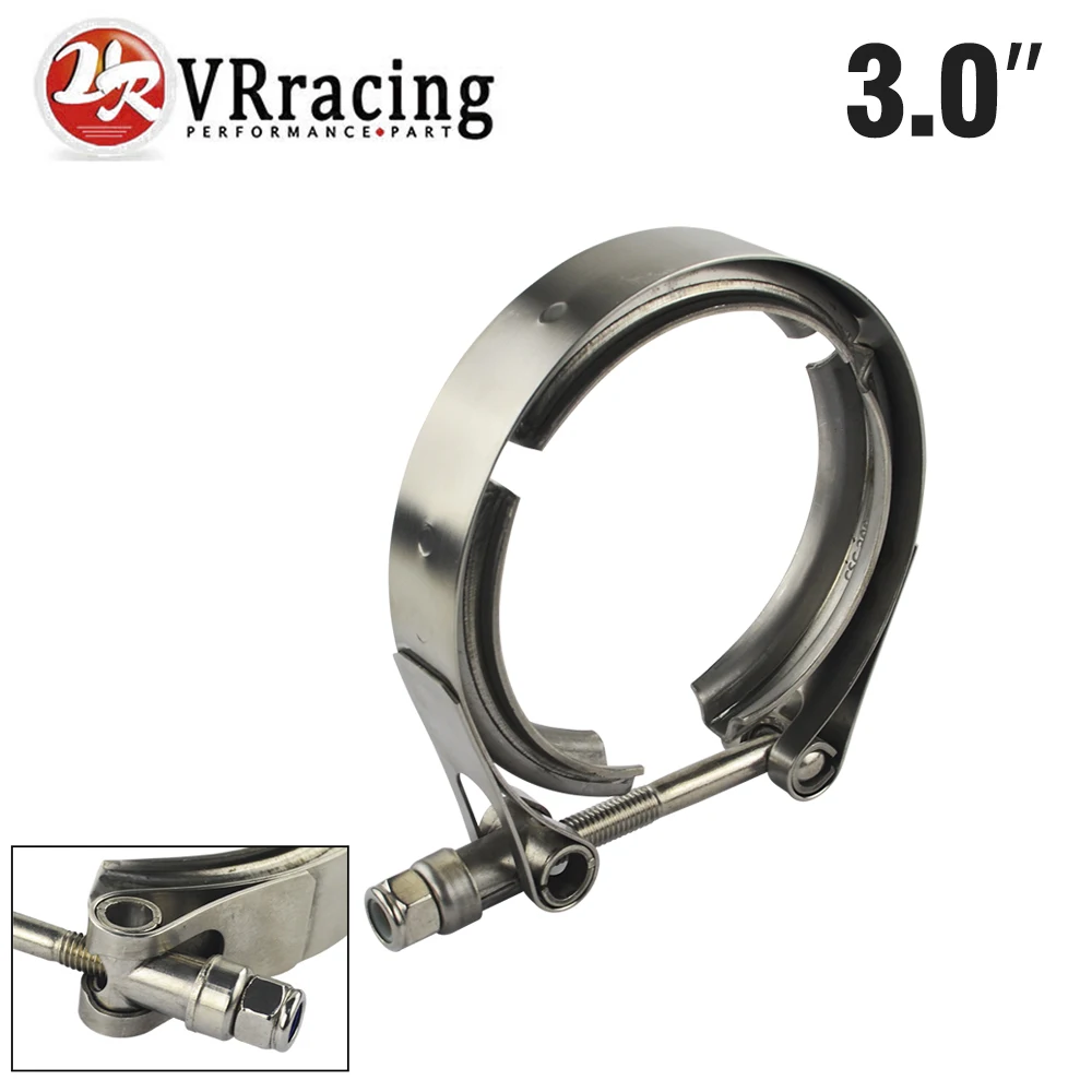 

VR RACING - 3" STAINLESS STEEL 304 TURBO/INTERCOOLER/DOWNPIPE/DOWN PIPE/HOSE NORMAL OR QUICK RELEASE V Band CLAMP VCN3/VCQ3