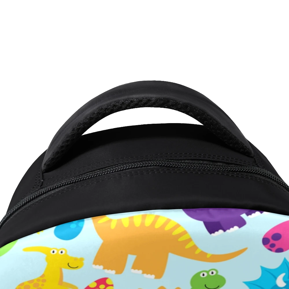 ALAZA очаровательный рюкзак с принтом динозавра для мальчиков и девочек, большая сумка для ноутбука, школьная Дорожная сумка на плечо