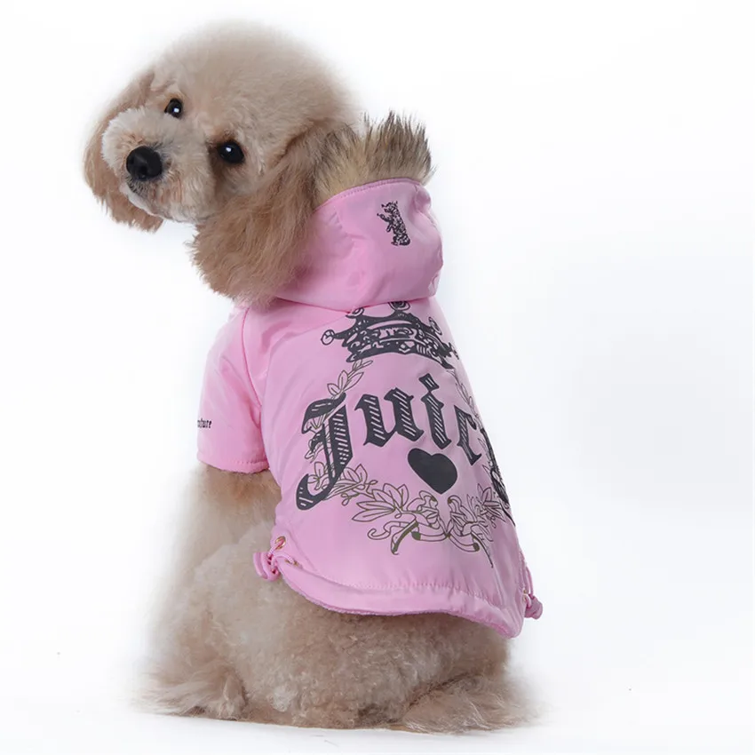 pink dog jacket