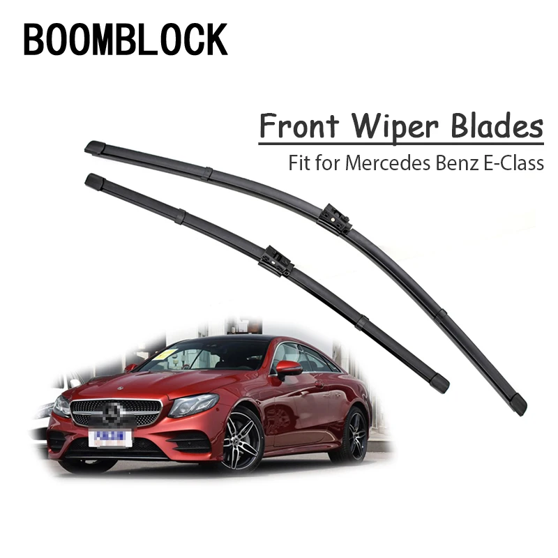 

BOOMBLOCK For Mercedes Benz W213 W212 W211 E-Class Car Rubber Windscreen Wipers Blades Arm Kit Rain Brushes Accessories