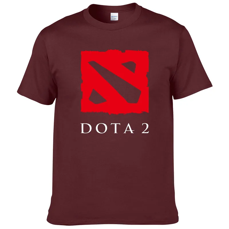 Модные топы, Keep Calm And Play Dota 2, футболки, футболки из фильма Ходячие мертвецы, мужские летние футболки, хлопковые футболки#023 - Цвет: 12