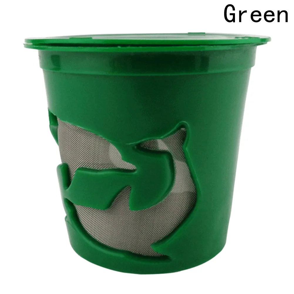 Горячая K Чашка Кофе Pod Фильтры совместимый повторяющийся фильтр для кофе капсульный фильтр для кухонной посуды чашка Бытовая - Цвет: Зеленый