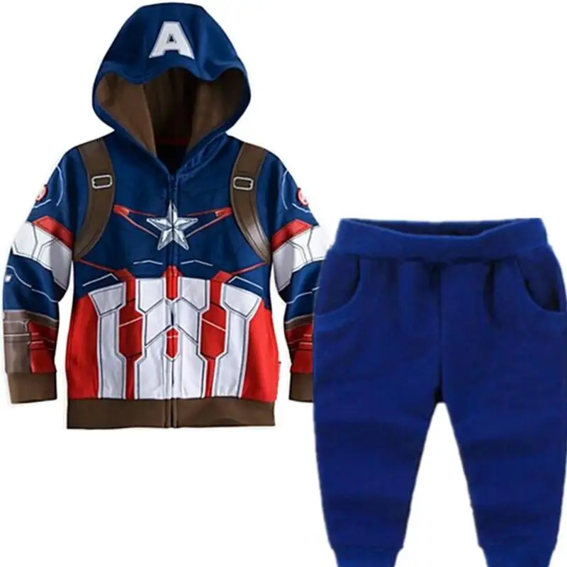 Толстовки с капюшоном для мальчиков, Мстители, супергерои Marvel, Железный человек, Тор, Халк, Капитан Америка, Человек-паук, Толстовка для детей, куртка с рисунком, костюм