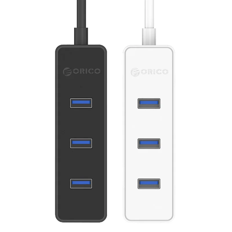 ORICO W5PH4 новое обновление белый Портативный 4 Порты и разъёмы USB 3,0/USB 2,0 концентратор для ноутбука/ультрабук с VL812 Чипсет-белый