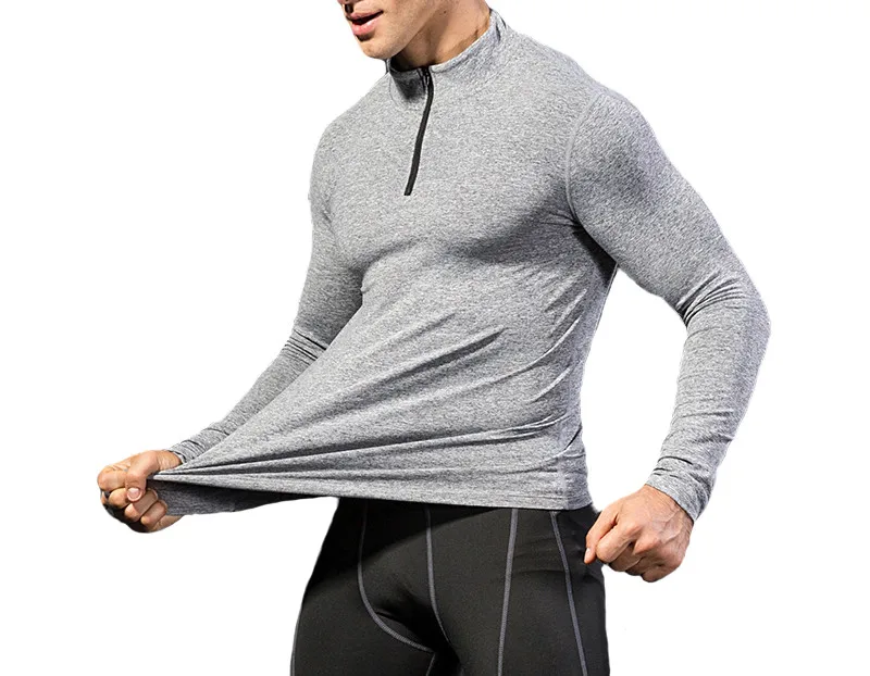 Men's Fleece Long Sleeve T-shirts (3)