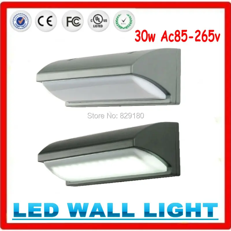 

10pcs 30w Led Wall Light Outdoor Waterproof Wall Lamp LED Lighting Light Wall Sconce Garden Lights AC85-265V