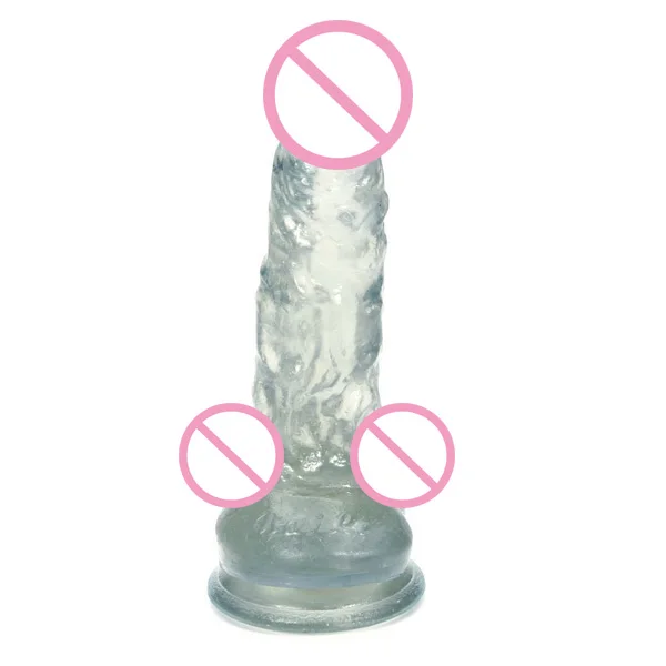 6.7'' Crystal Super Soft Jelly Dildo, Strong Suction Cup Artificial Dick Realistic Penis, Sex Products, Sex Toys for Woman