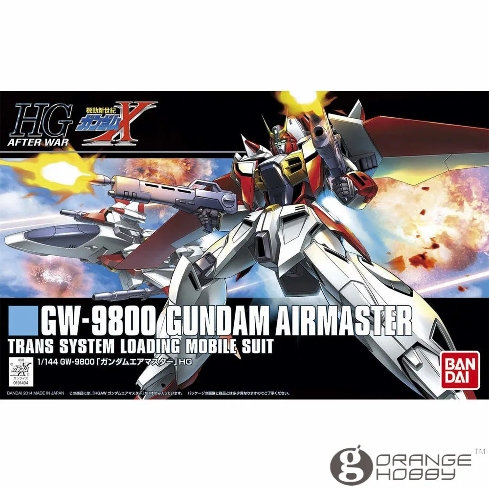 

OHS Bandai HGUC 184 1/144 GW-9800 Gundam Airmasters Mobile Suit Assembly Model Kits