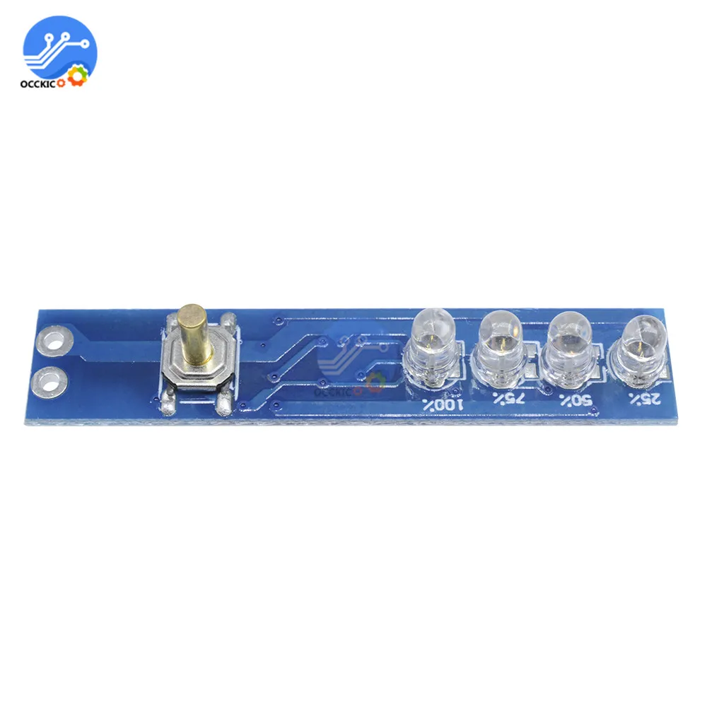 

BMS 2S Lithium Battery Capacity Indicator Module LED Indicator Display Power Bank Board For 18650 lithium Battery Test