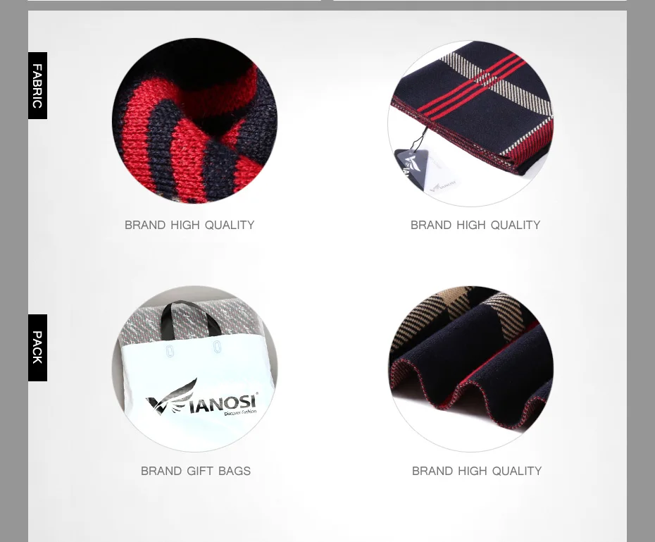 [VIANOSI]  Wool Plaid Scarf Man Winter Brand Scarf Men Fashion Designer Shawl Bussiness Casual Scarves MA009 head wraps for men