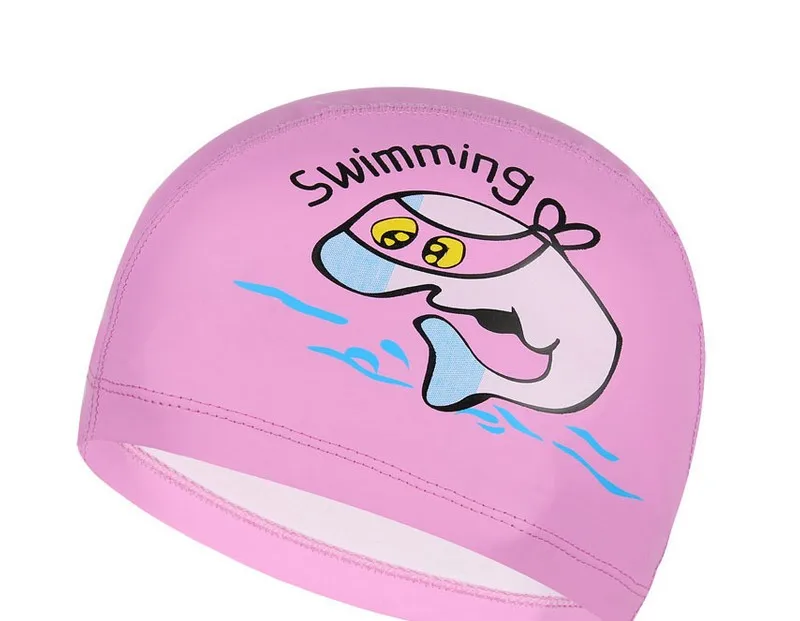 Kalaokei Kids Children Waterproof Lovely Cartoon Dolphin Swimming Cap Ear Protection Hat Kalaokei Kids Children Waterproof Lovely Cartoon Dolphin Swimming Cap Ear Protection Hat