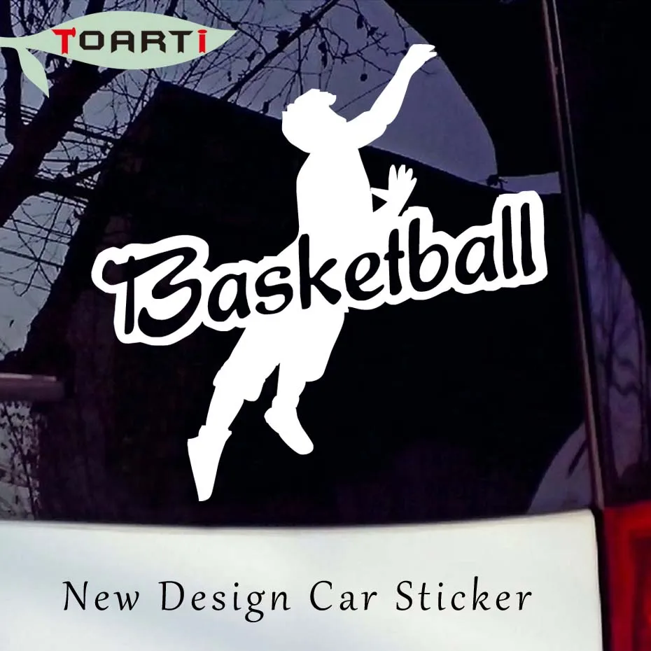 10.2*10.2CM BasketBall Player Vinyl Decal Car Sticker For Truck Window Bumper Decor Removable