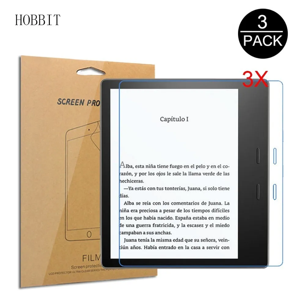 3 упаковки ультрачеткие, ЖК-экран пленка для всех новых Kindle Oasis 9th Gen релиз 7 дюймов планшет Анти-Царапины протектор экрана