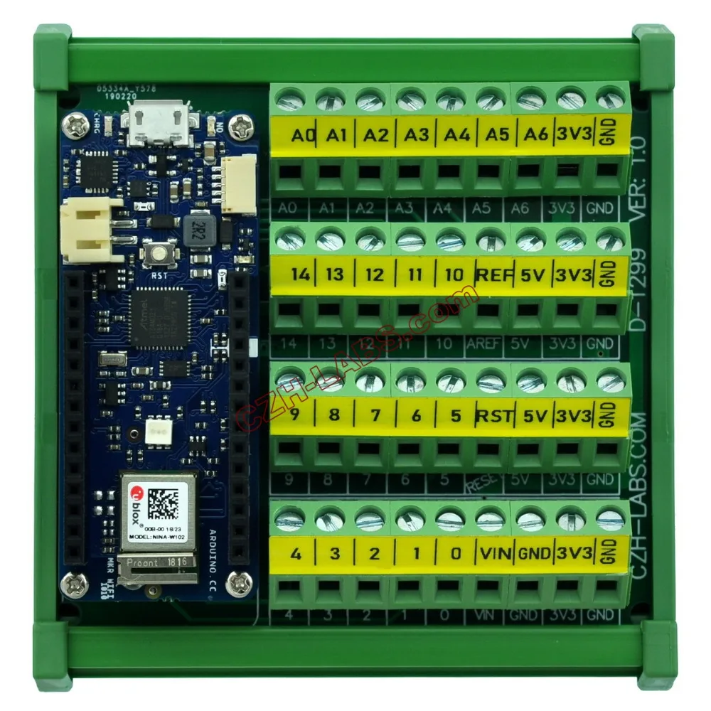 CZH-LABS Монтажный винт на din-рейку Клеммная колодка разделительная плата модуля для MKR