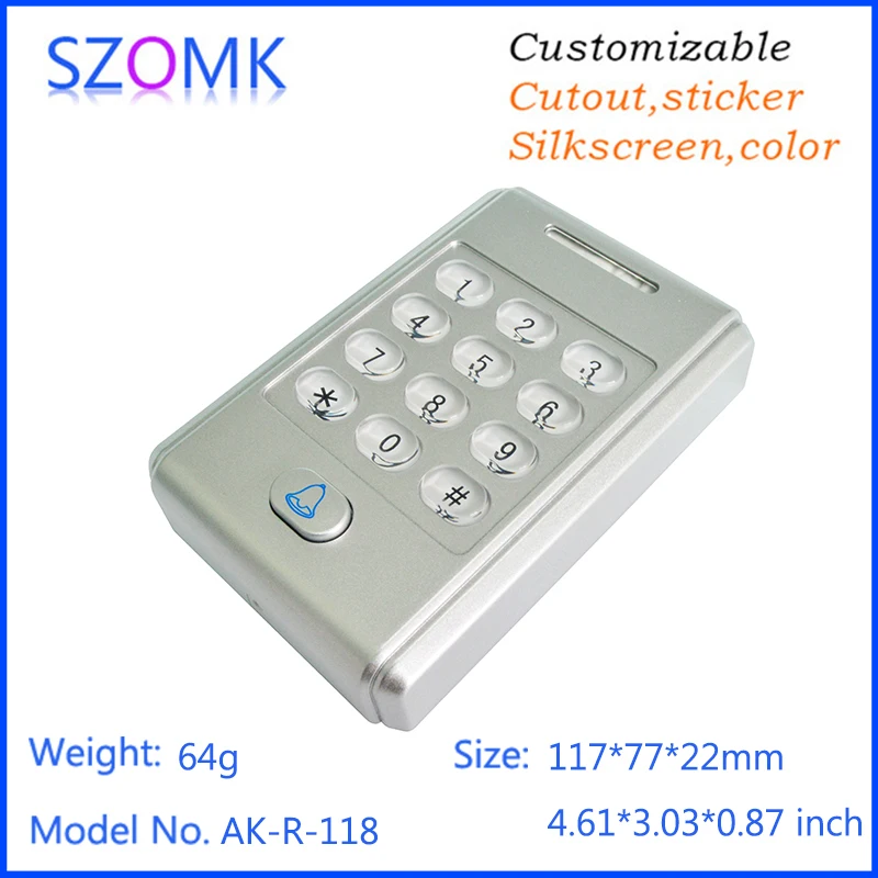1 шт. пластиковый корпус для RFID сигнализации 117 х77х22 мм|box for|box for electronicbox plastic |