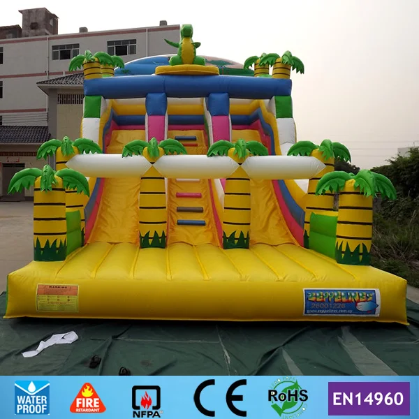 

Commercial Forest Tropical Inflatable Slide for Kids and Adult with Free CE Blower