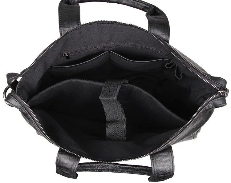 Высокое качество, винтажный кофейный, черный, натуральная кожа, 14 дюймов, мужской портфель для ноутбука, портфель, мужские сумки через плечо M7120