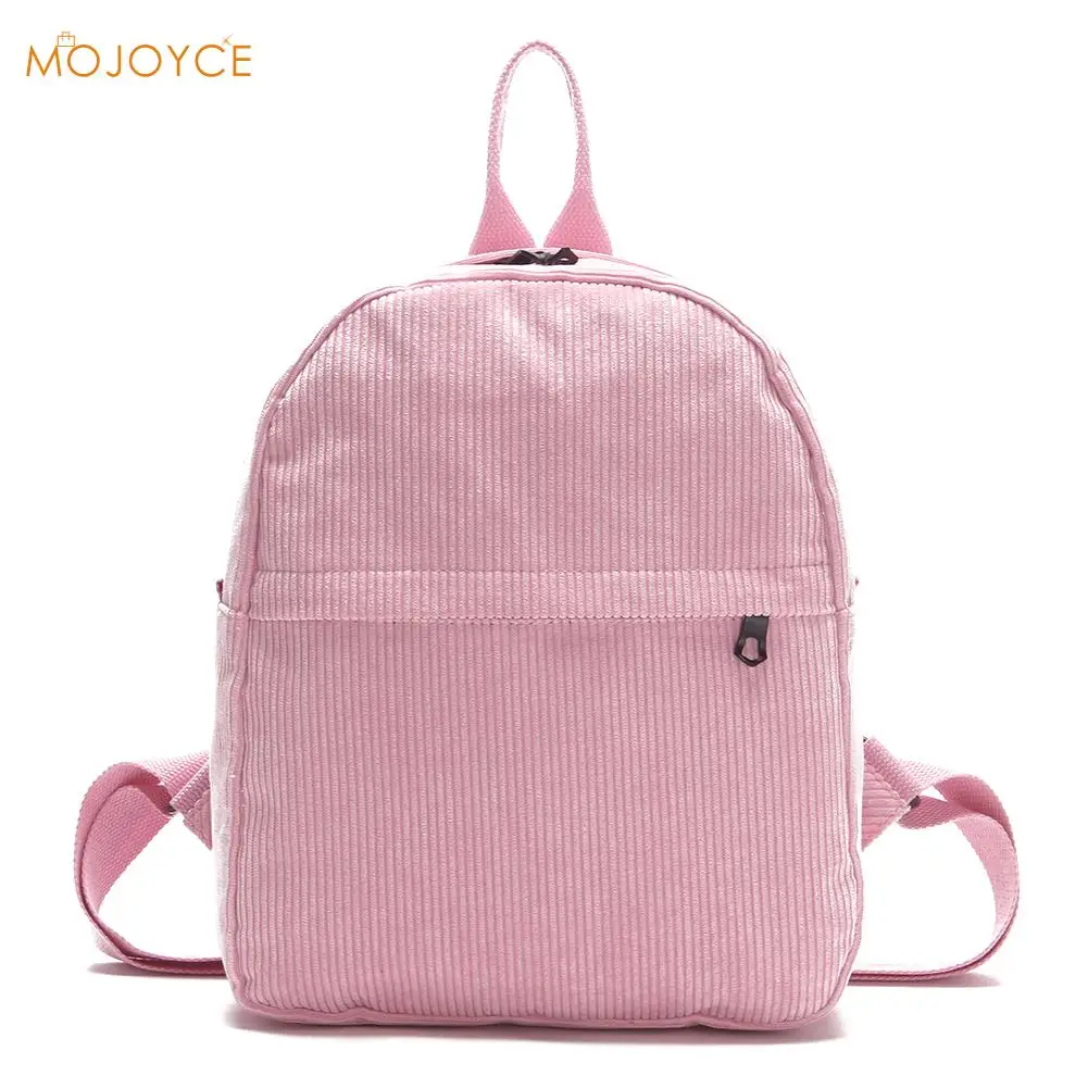 Preppy Chic Corduroy Backpack Women Shcool Bags for Teenager Girls Shoulder Preppy Backpack Rucksacks Travel Mochila Rucksack