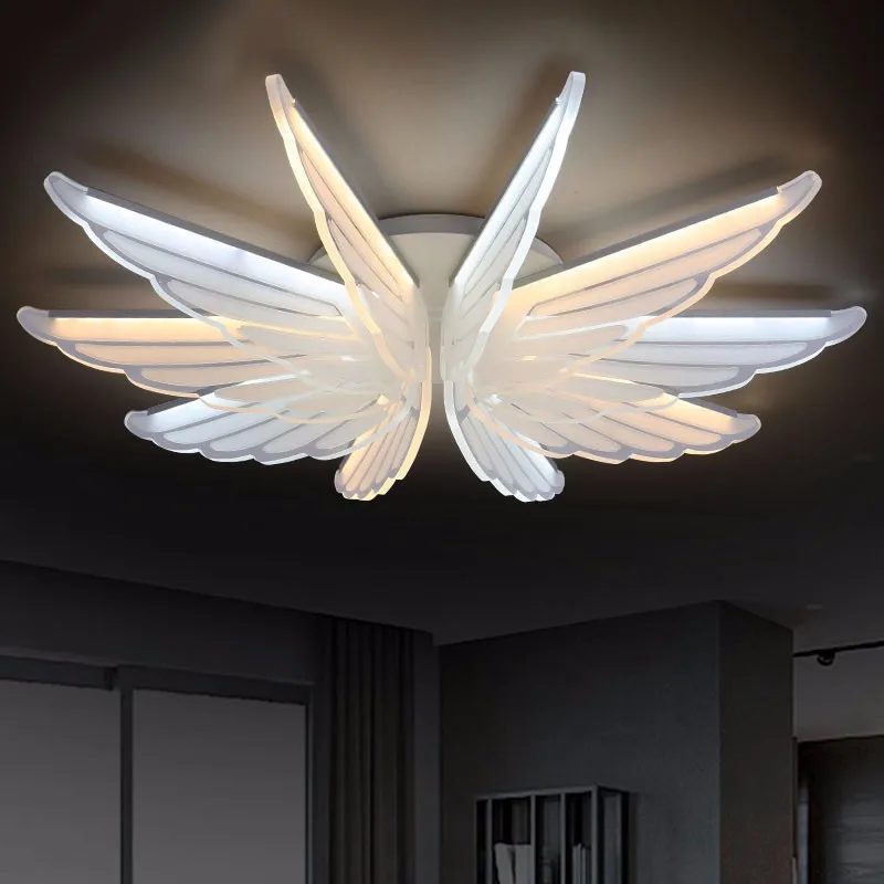 Modern-LED-chandelier-wing-acrylic-lights-lamp-for-dinning-room-living-room-lampadario-moderno-Chandelier-Lighting