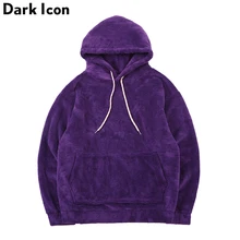 Dark Icon Sherpa, мужская толстовка с передним карманом,, зимняя однотонная толстовка с капюшоном большого размера, мужская толстовка с капюшоном высокого качества, мужская толстовка с капюшоном, 5 цветов