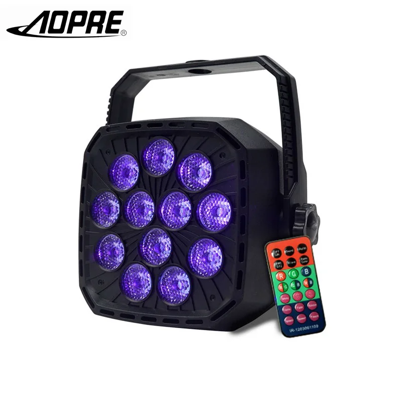 

UV Disco Ball Light Mini 12 LED Party Light Stage Lighting Effect Lights with DMX 512 Strobe Mode for Dj Bar Home Party KTV